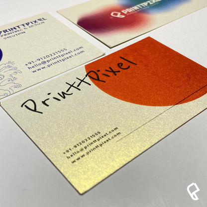 Metallic Paper Visiting Card