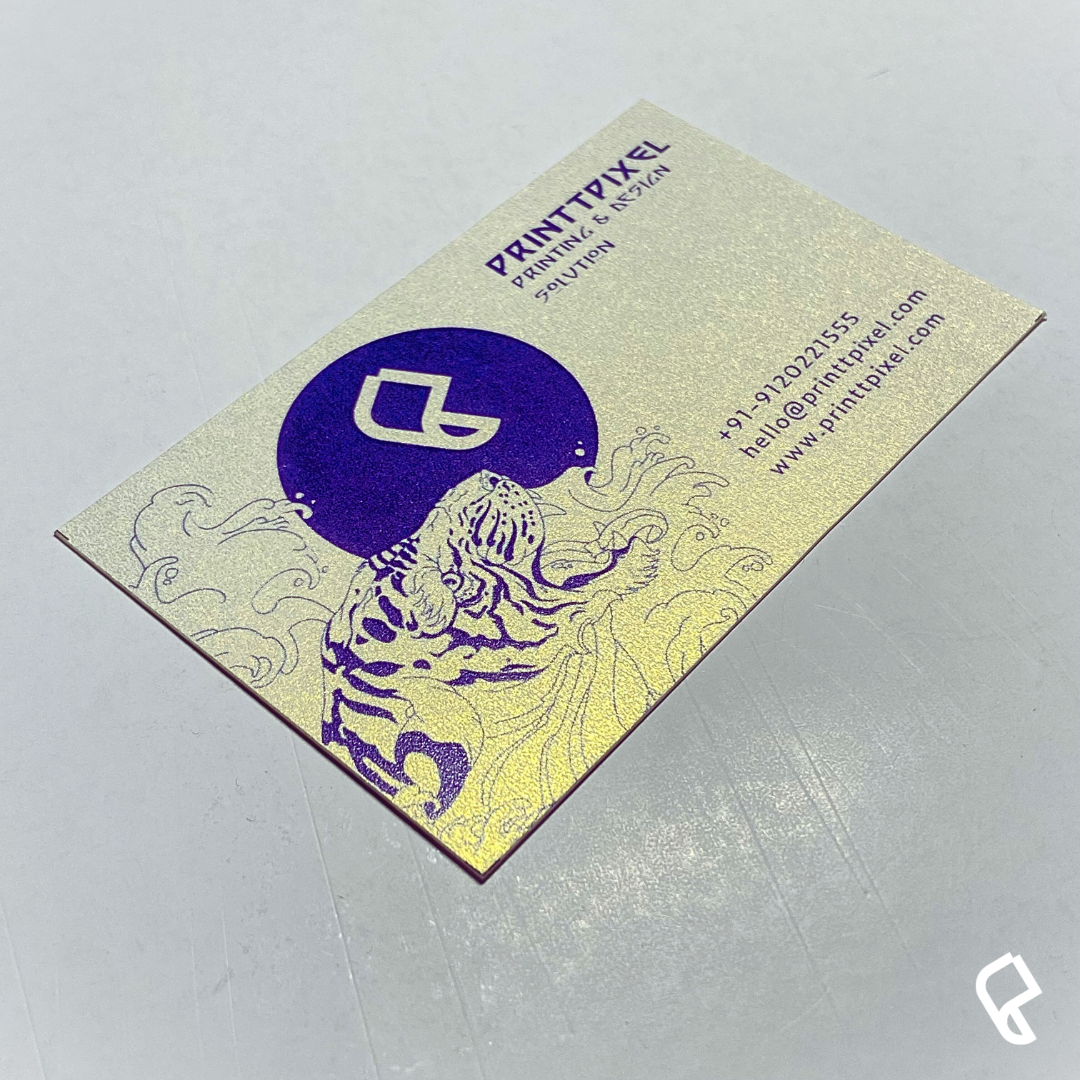 Metallic Paper Visiting Card