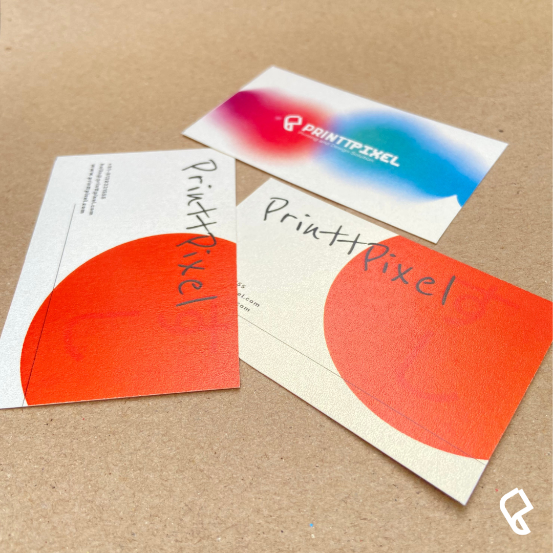 Metallic Paper Visiting Card