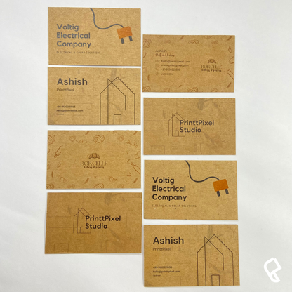 Kraft Paper Visiting Card