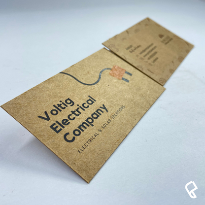 Kraft Paper Visiting Card